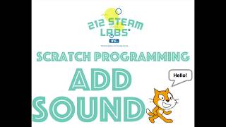 Scratch Programming - Adding Sound