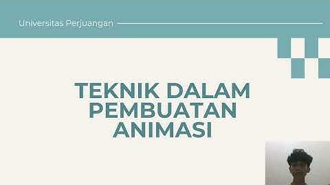 Video Tugas ANIMASI KOMPUTER
