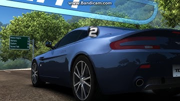 TDU2 Aston Martin V8 Vantage new performance both directions of the road