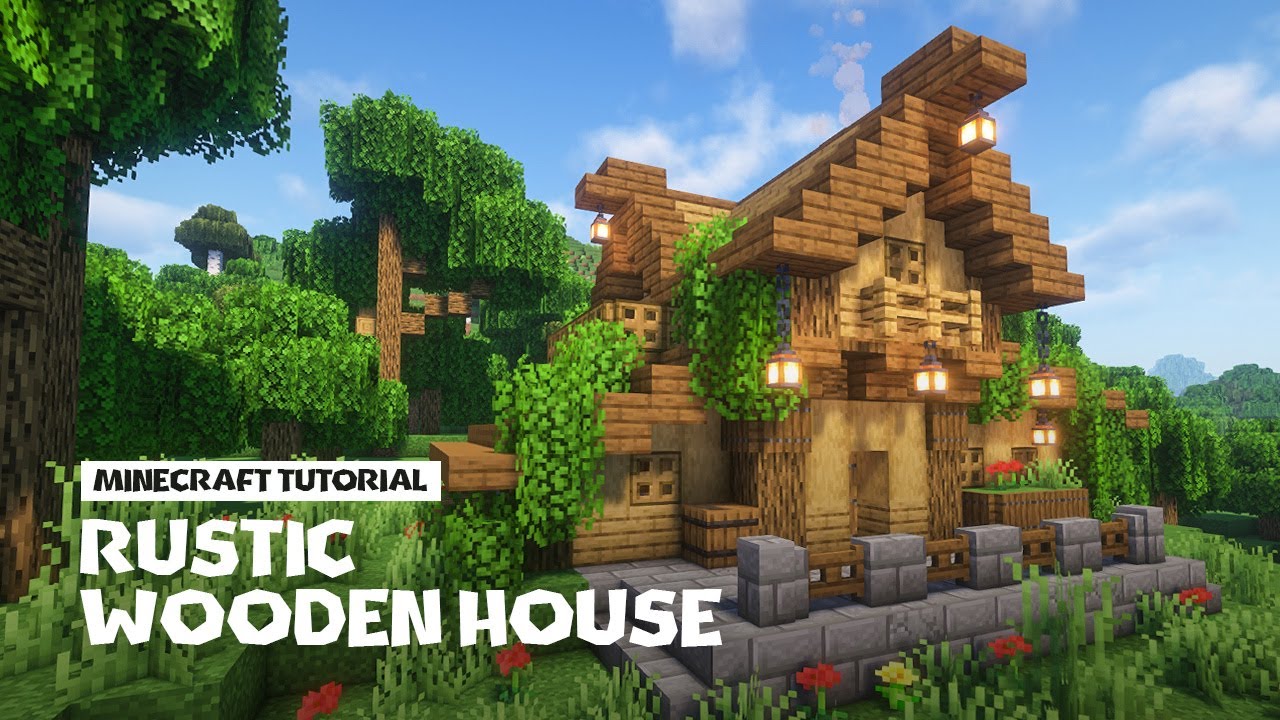 Minecraft: How to Build a Rustic Wooden House for Survival 🏡 [Updated ...