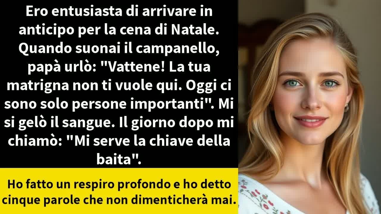 Quella vigilia di Natale stavo davanti alla porta di mio padre con il crumble di mele che mia madre preparava ogni anno. Lui non aprì. Urlò attraverso il legno: "Vattene, oggi ci sono solo persone...