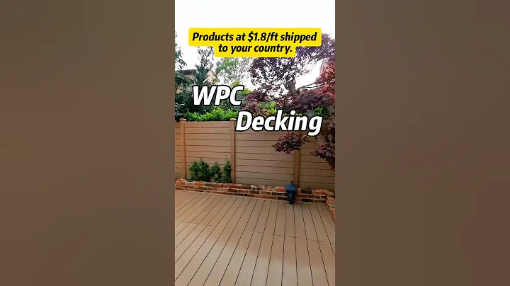 Wpc Decking #diy #wpvc #wood #wpc #woodworking #wpcmachinery #construction #wpcpanel #backyard