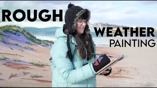 Painting outside in ROUGH WEATHER ✶ plein air gear & advice