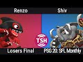 PSG 20: SFL Monthly - LF - Renzo (Orcane) VS Shiv (Loxodont)