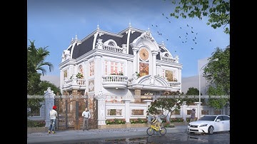 File sketchup 2020 bao cảnh biệt thự 2 tầng tân cổ điển  [Mua Hồ Sơ Liên Hệ Zalo: 0868641760]