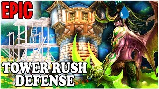 Grubby | 'Towerrush DEFENSE' [EPIC] | Warcraft 3 | NE vs HU | Last Refuge