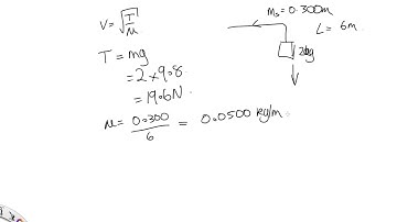 Answer to speed along string problem