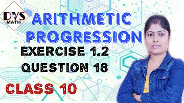 Class 10 Arithmetic Progression Exercise 1.2 Question 18
