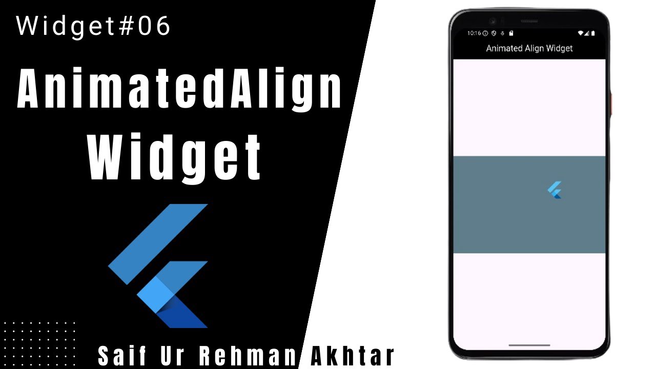 Flutter Animated Align Widget Explained (Urdu/Hindi) - YouTube