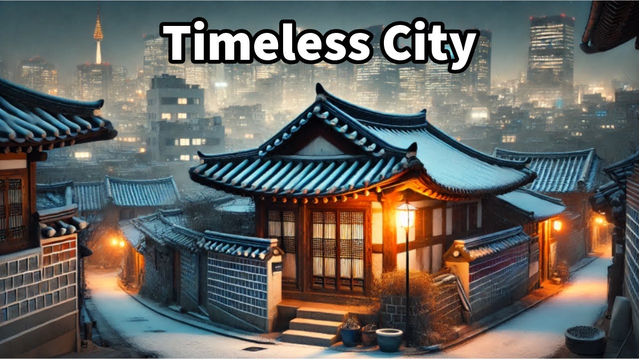 Timeless City 눈오는 서울 밤 고즈넉한 풍경 ❄️🌙 | Timeless City MiX