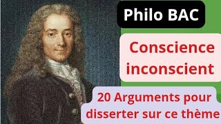 Dissertation en philo: 20 Arguments pour disserter sur la conscience et l'inconscient