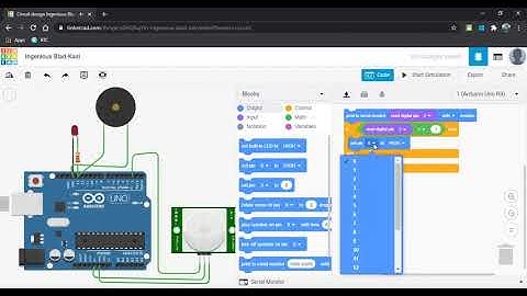 School Project|Security alarm Project|Arduino board|Top Project|PIR sensor|Coding|Tinkercad|By Navya