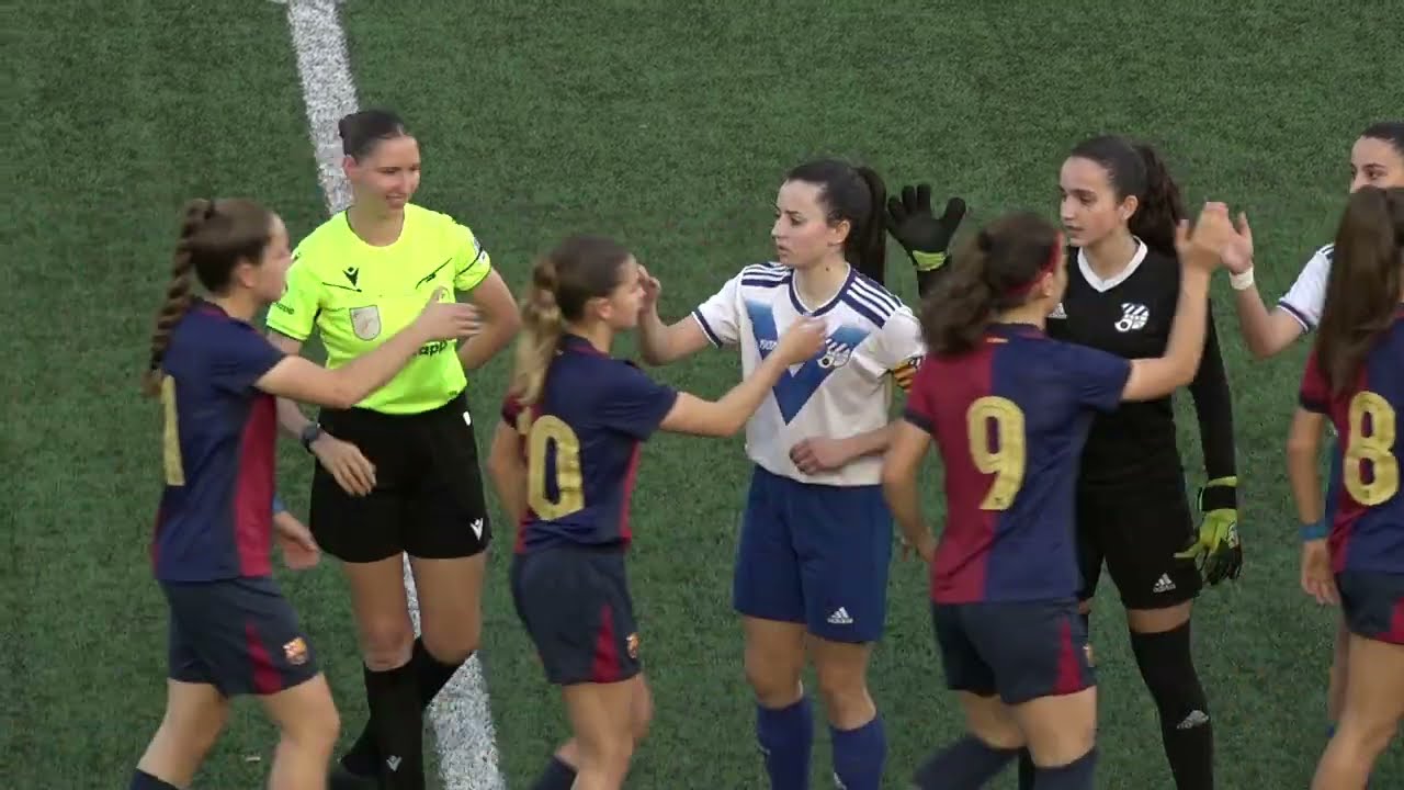 Resum CE Europa 2 - 4 FC Barcelona (Preferent Juvenil Femení, Jornada 25)