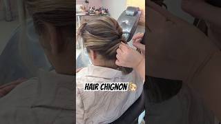 Short Hair Chignon That Actually Works ✨ | 27 Second Tutorial