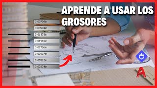 Tipos y grosores de líneas  ¿Cómo y cuando usarlos? | AutoCAD