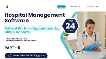 Hospital Management Software | Patient Portal Dashboard | HMS Part 5