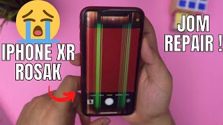 iPhone Xr ROSAK LCD SCREEN JOM Repair !