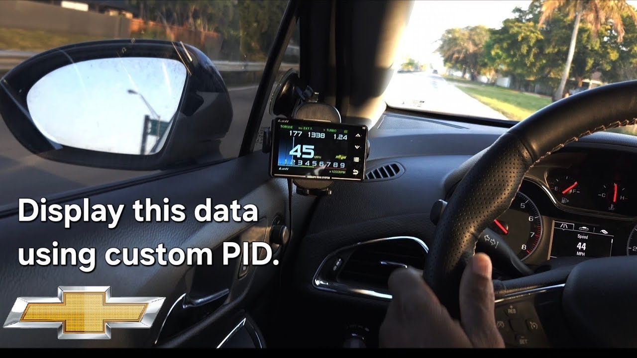 Digital Gauge Upgrade for Chevy Cruze LS Lufi XS Obd2 Gauge -Custom PIDs for GM