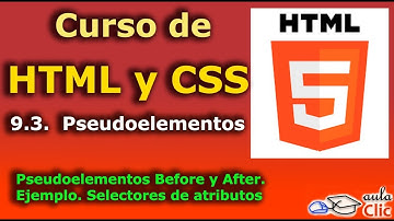 Curso de HTML y CSS. 9.3. Pseudoelementos.