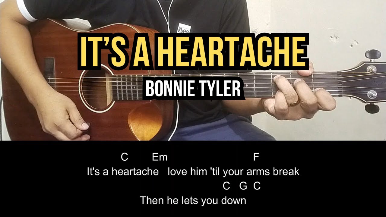 It's A Heartache - Bonnie Tyler | Guitar Tutorial