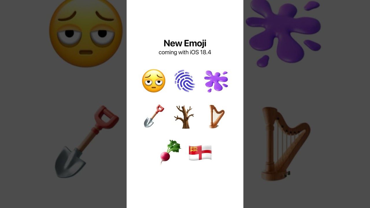 First Look at New Emojis in iOS 18.4! 😍🔥
