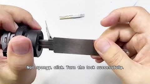 Tank with  Lishi HU162T 8 cuts detailed tutorial for Volkswagen (pick & decode & milling a new key)