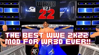 Wrestling Revolution 3d(wr3d) WWE 2k22 mod teaser