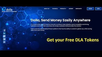 How to setup Lobstr wallet to receive free Dolla (DLA) tokens.