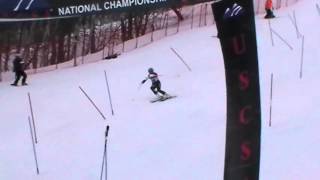 03 14 2014 Wes Traub Slalom Run 1 2014 USCSA National Championships