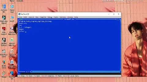 Tutorial Membuat Segitiga Bintang Di Free Pascal IDE