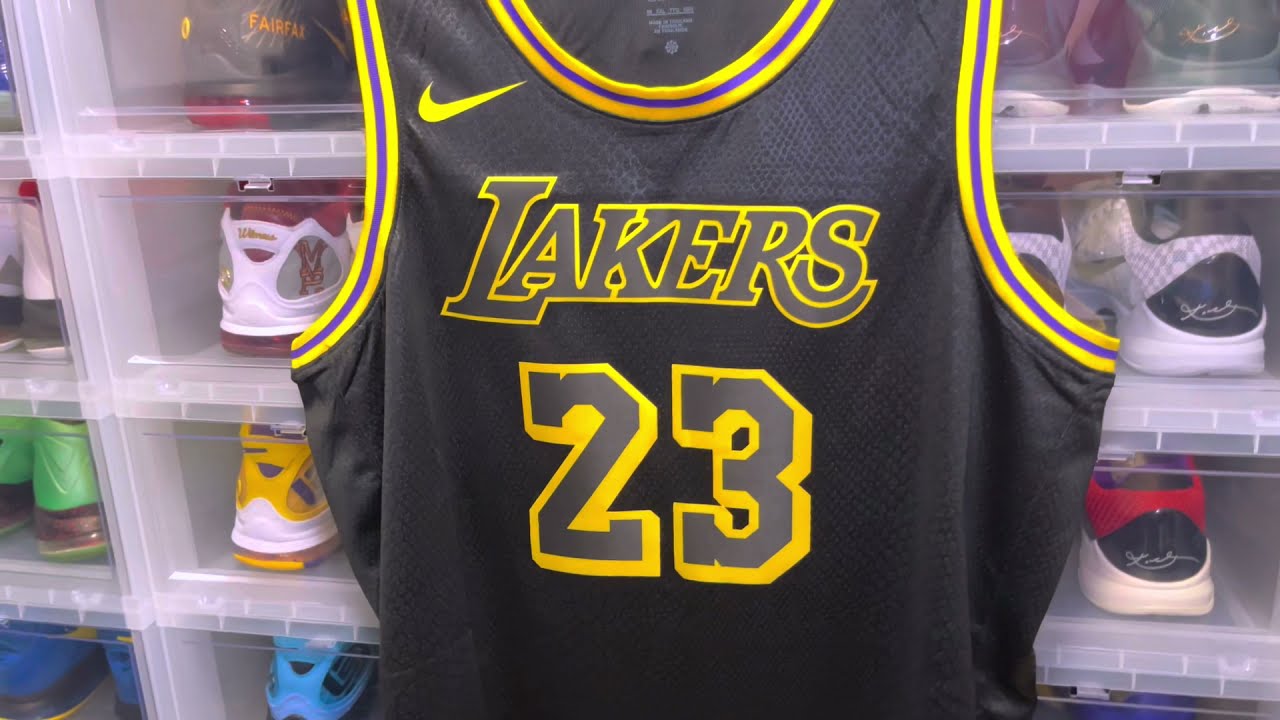 Lebron James Black City Jersey Mamba Jersey