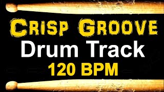 Crisp Rock Drum Track -120 BPM - 4/4 - Drum Tracks for Bass Guitar, Drum Beats Instrumental 🥁 456