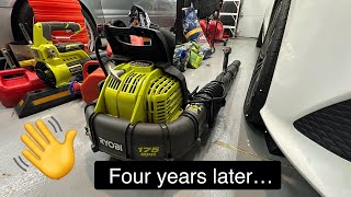 Ryobi RY38BP Gas Backpack Blower Update and Final Maintenance
