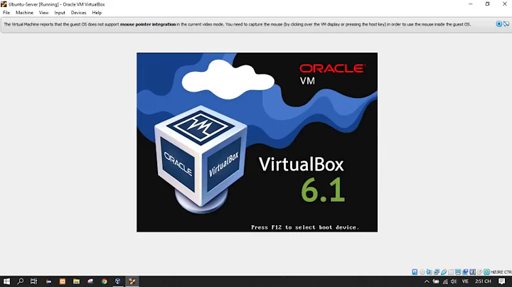 Hướng dẫn cài đặt hệ điều hành Ubuntu Server trên máy ảo VirtualBox