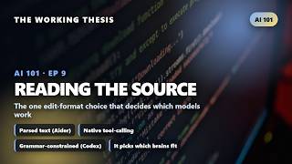 How AI Coding Agents Work (Ep 9): Reading the Source β The One Choice That Changes Everything