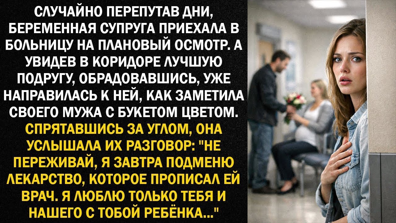 Случайно перепутав дни, беременная супруга приехала в больницу на плановый осмотр. А увидев...