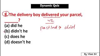 Question Tag Practice Set 1 | Question Tags In English | For All Competitive Exams