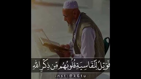 ماهر المعيقلي سورة الزمر من (٢١) الى (٢٢)