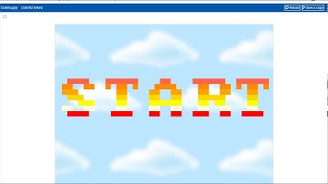 Animated colorful letters on HTML5 canvas using p5.js