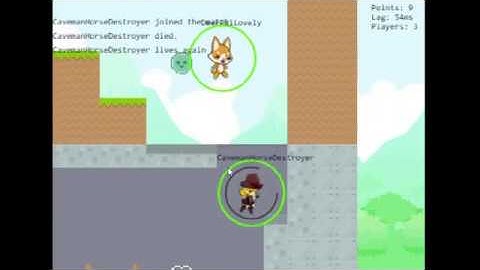 Psi2d (web multiplayer 2D shooting game)