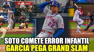 JUAN SOTO A LA BANCA POR ERROR INFANTIL, ADAMES PEGA 2 TABLAZOS, GARCIA JR GRAND SLAM, DEVERS HIT