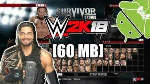 [60MB]HOW TO DOWNLOAD WWE 2K18 REAL MOD ON ANDROID[WR3D]