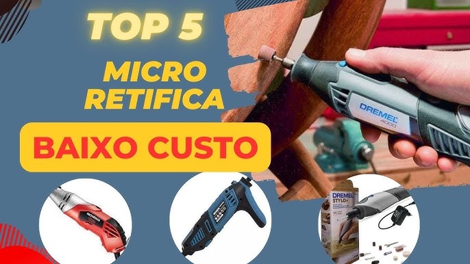 Micro retífica à bateria 4 volts com 10 acessórios Lite - 7760 - Dremel