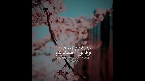 وقالوا الحمد لله الذي أذهب عنا الحزن - ايات من - (سورة فاطر) - القارئ نايف الفيصل