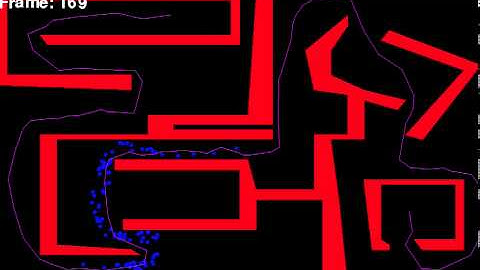 Path Planning using CRoPS for 100 Boids