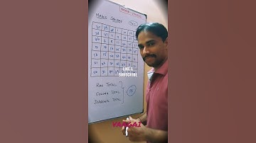 Solving 7 × 7 Magic Square #Shorts