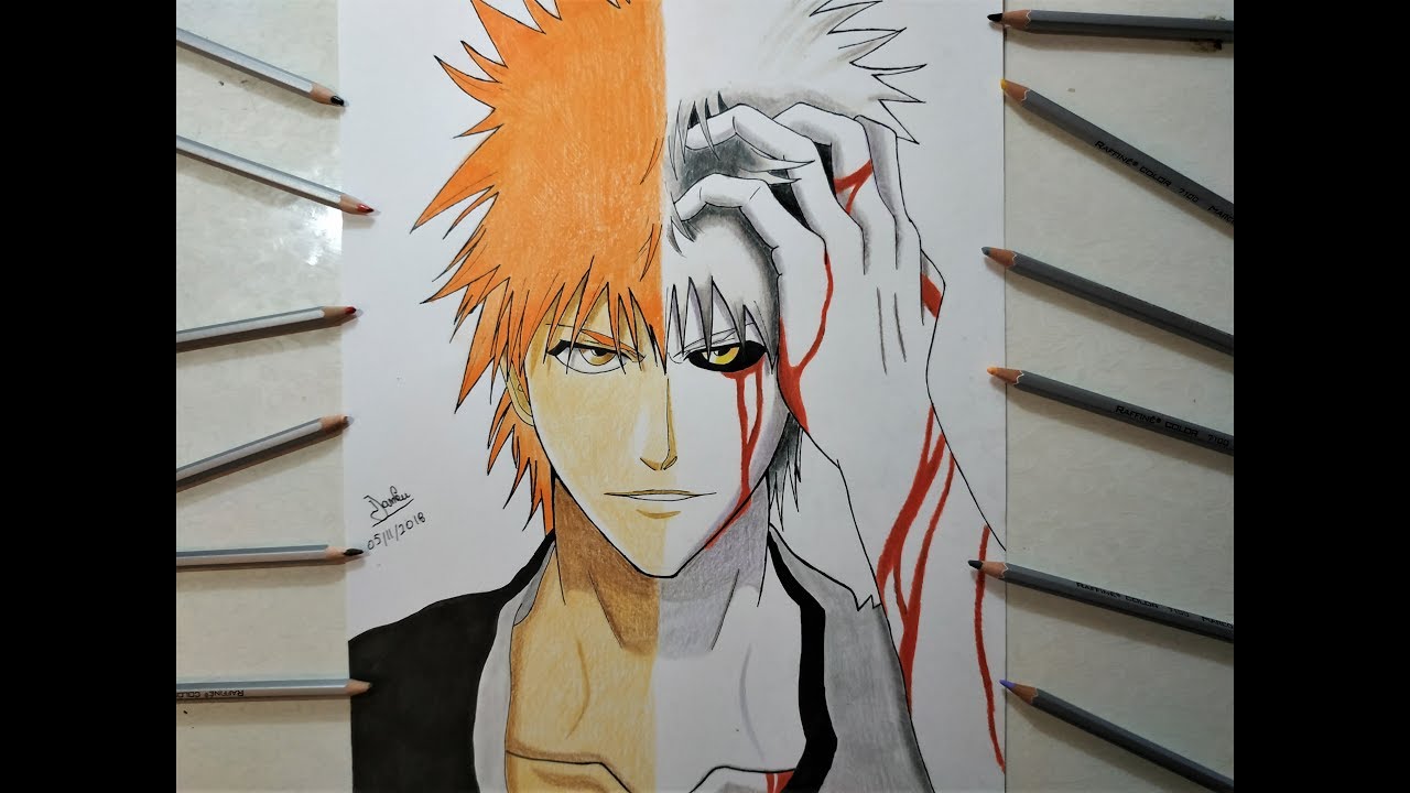 Featured image of post Ichigo Final Form Drawing timelapse ichigo kurosaki half hollow form drawing