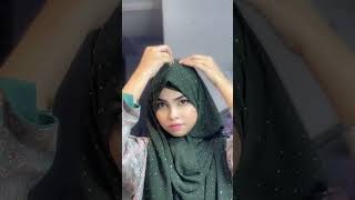 New hijab tutorial within two minutes | hijab tutorial with inner cap | #shorts