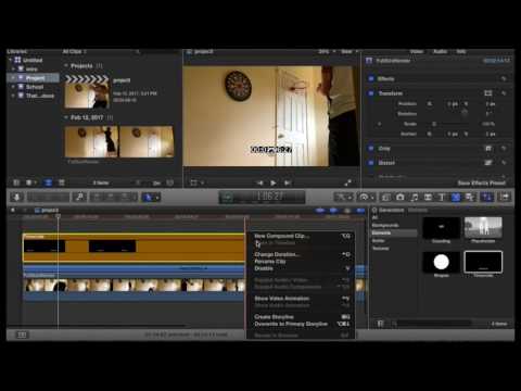 Final Cut Pro Tutorial #2