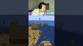 БЛОК | МАЙ ТВИЧ normalii000 #minecraft #minecraftshorts  #стрим #normalii000